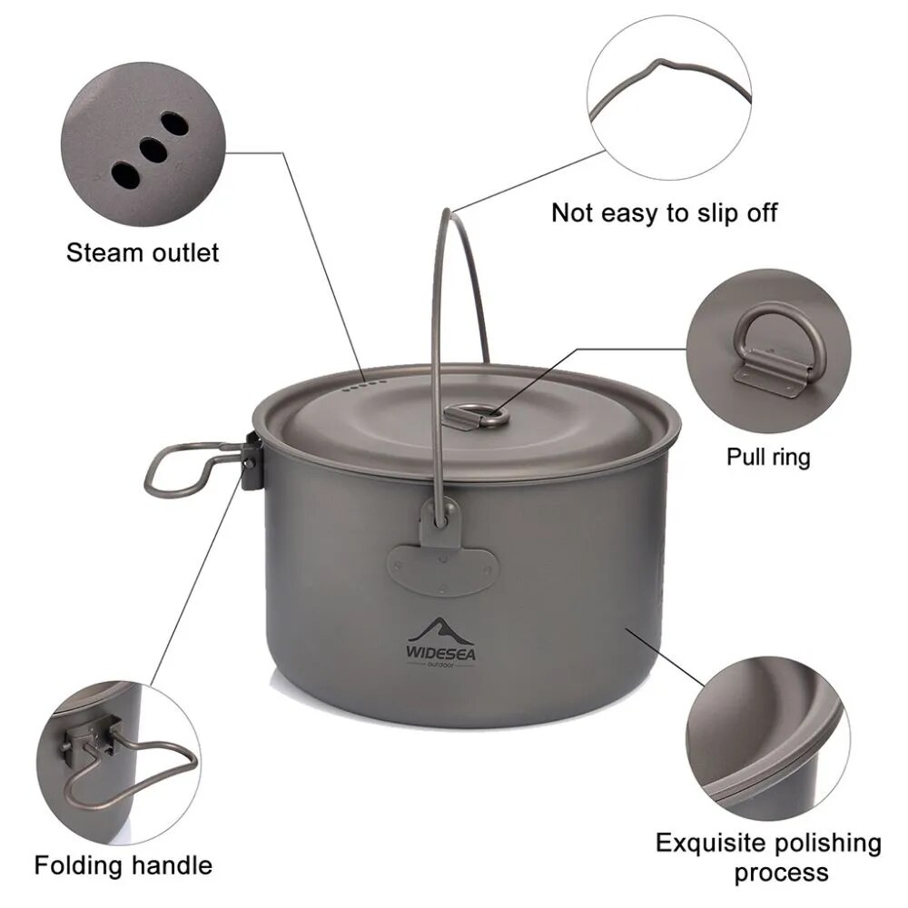 Coleção AliExpress Widesea-Con - Camping Cooking Set Large avaliação e preço