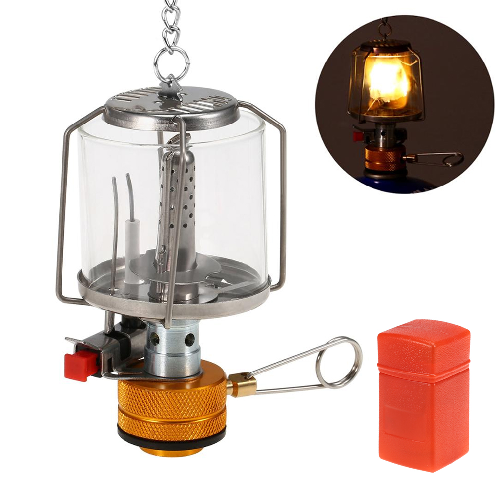 1 Set Gas Lamp Outdoor Camping - Camping Cooking Light avaliação e preço