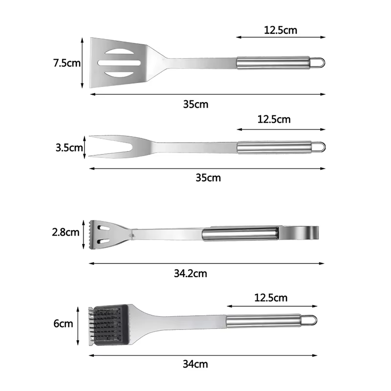 Conjunto de Utensílios para Ch - Camping Cooking Utensil Bag avaliação e preço