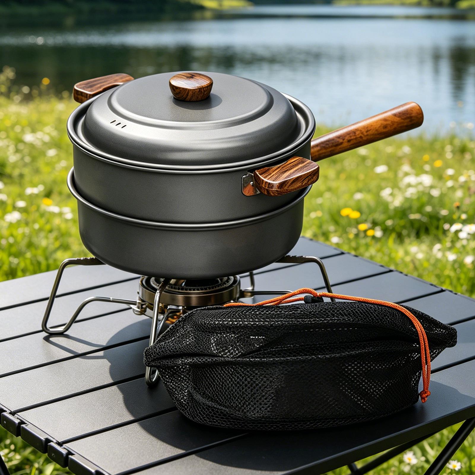 Panela de acampamento de camad - Camping Double Cooking Stove avaliação e preço