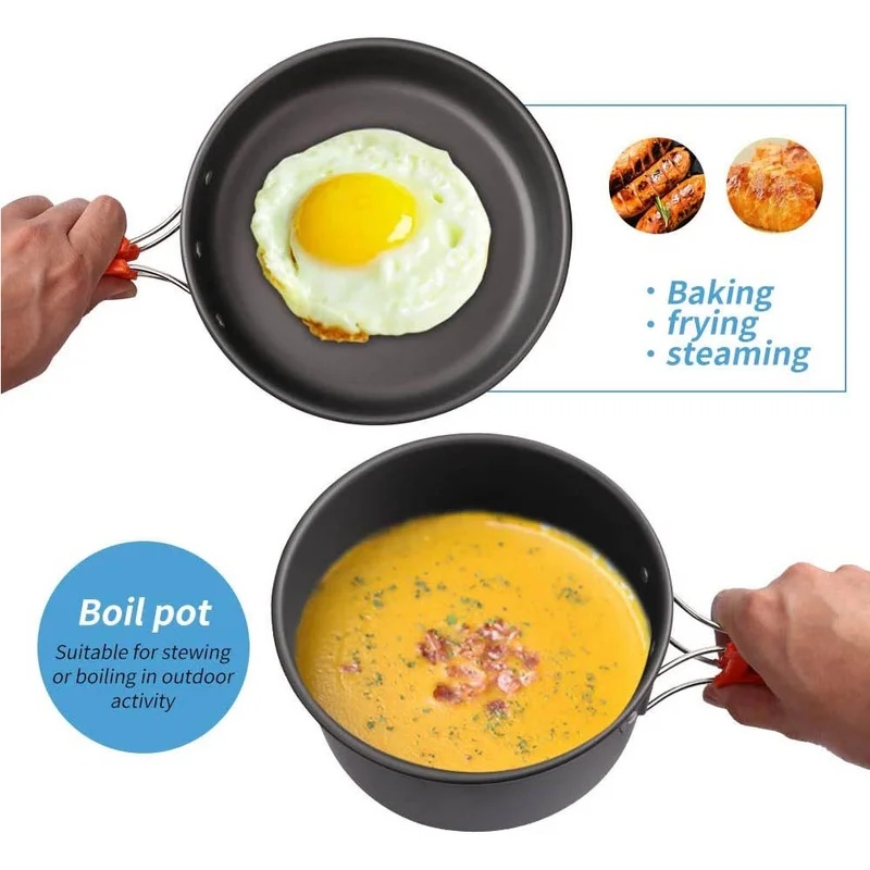 Conjunto de utensílios de cozi - Camping Cooking Utensil Bag avaliação e preço