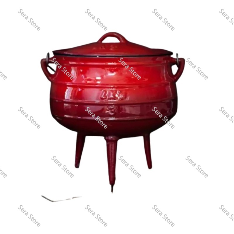 Panela de Ferro Fundido Esmalt - Camping Cooking Dutch Oven avaliação e preço