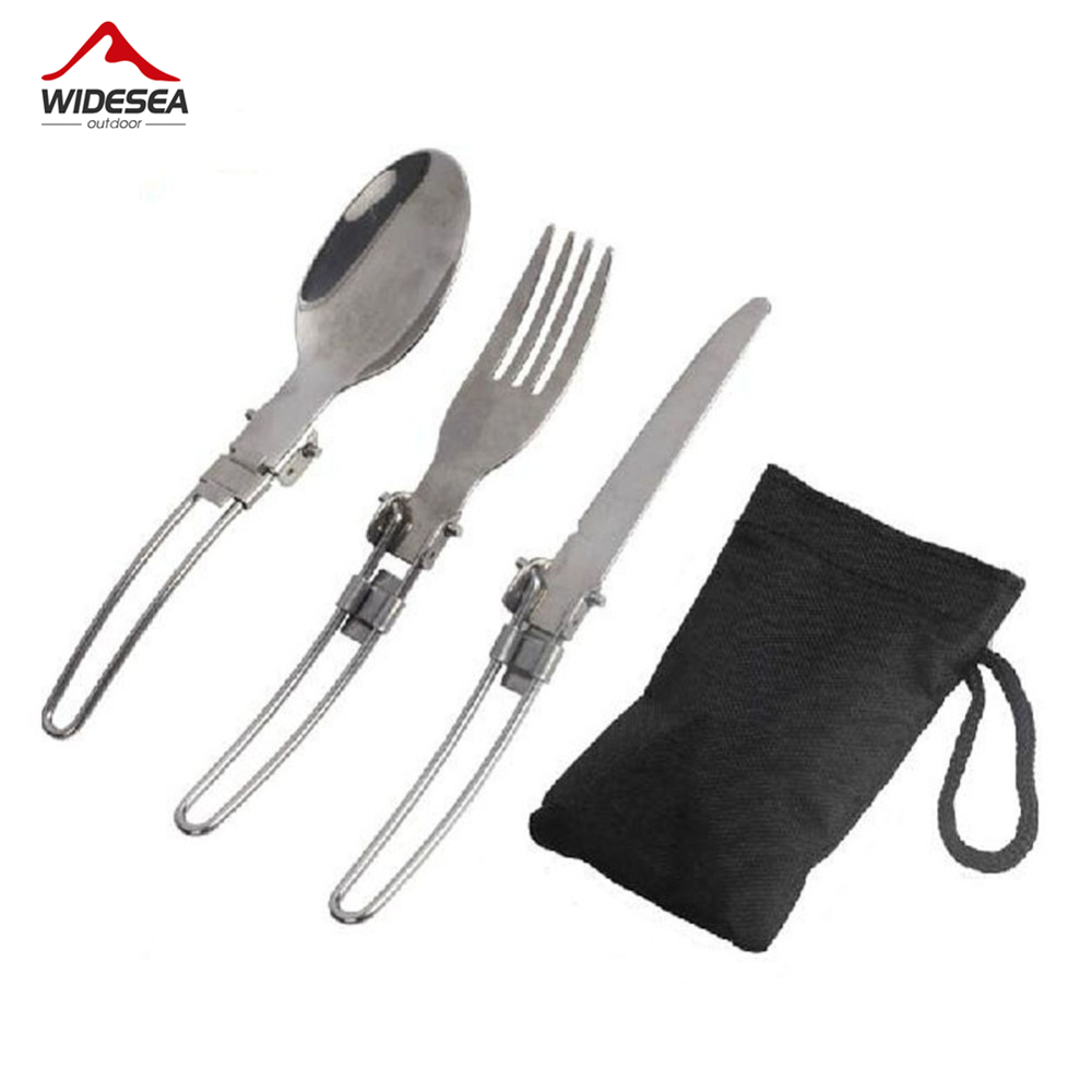 3 pçs 1 conjunto portátil acam - Camping Cooking Cutlery Set avaliação e preço